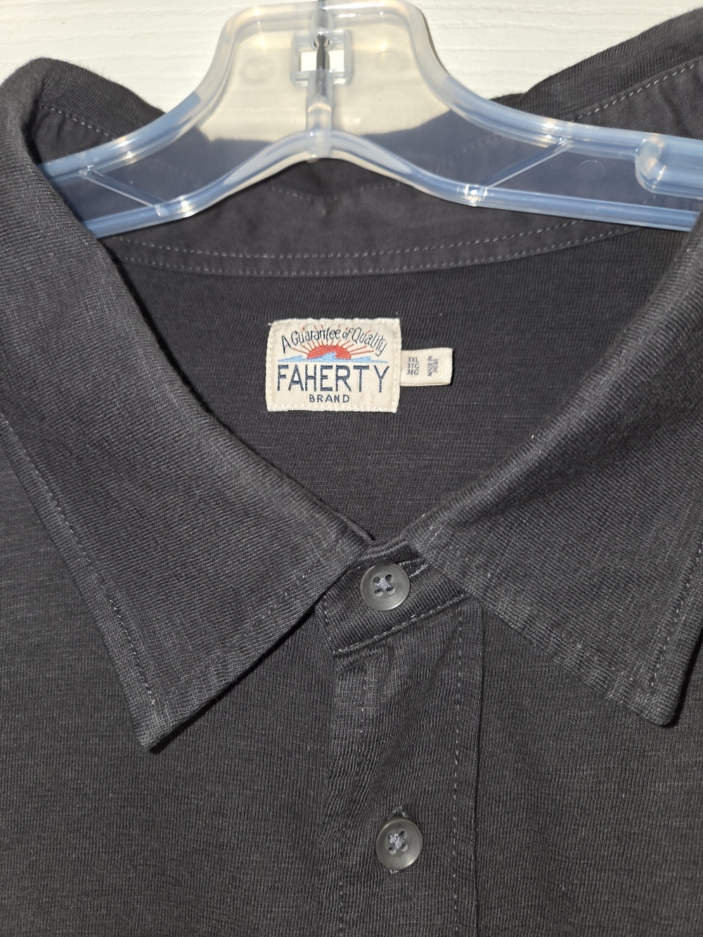 Faherty Mens 3xl Gray 100% Cotton Button Down Shirt - Picture 2 of 8